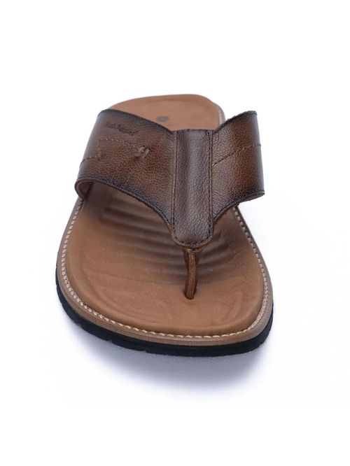 Sandalia Para Hombre Cuero Vera Marrón Hush Puppies