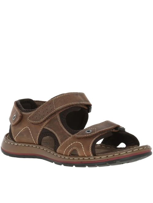 Sandalia Para Hombre Textil/Cuero Baltic Marron Hush Puppies