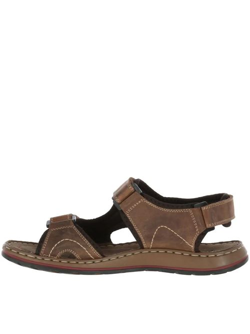 Sandalia Para Hombre Textil/Cuero Baltic Marron Hush Puppies