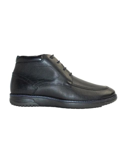 Botines Para Hombre Cuero Gustavo I Negro Hush Puppies