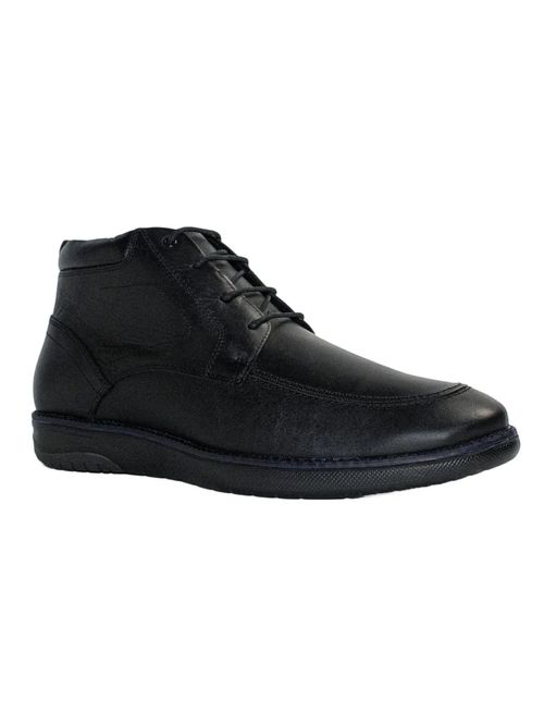 Botines Para Hombre Cuero Gustavo I Negro Hush Puppies