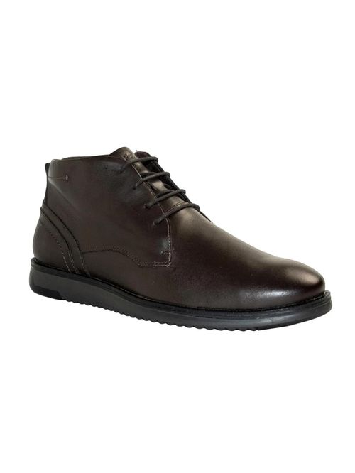 Botines Para Hombre Cuero Hammer Marrón Hush Puppies