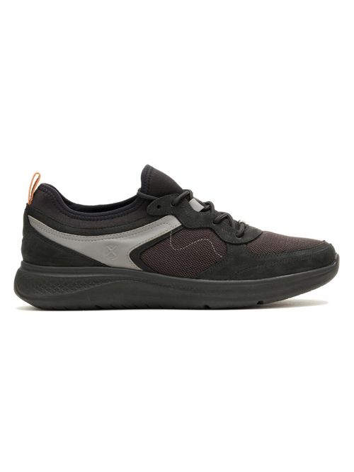 Zapatilla Para Hombre Cuero Elevate Hybrid Lace Negro Hush Puppies