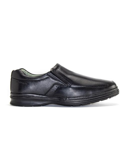 Zapato Para Hombre Cuero Banker Negro Hush Puppies