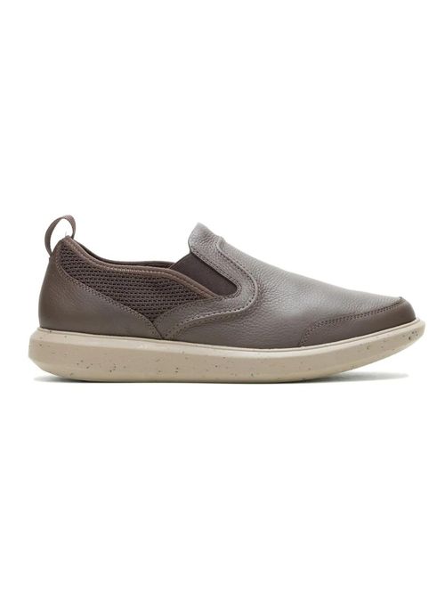 Zapato Para Hombre Cuero Niles Hybrid Slip Marron Hush Puppies