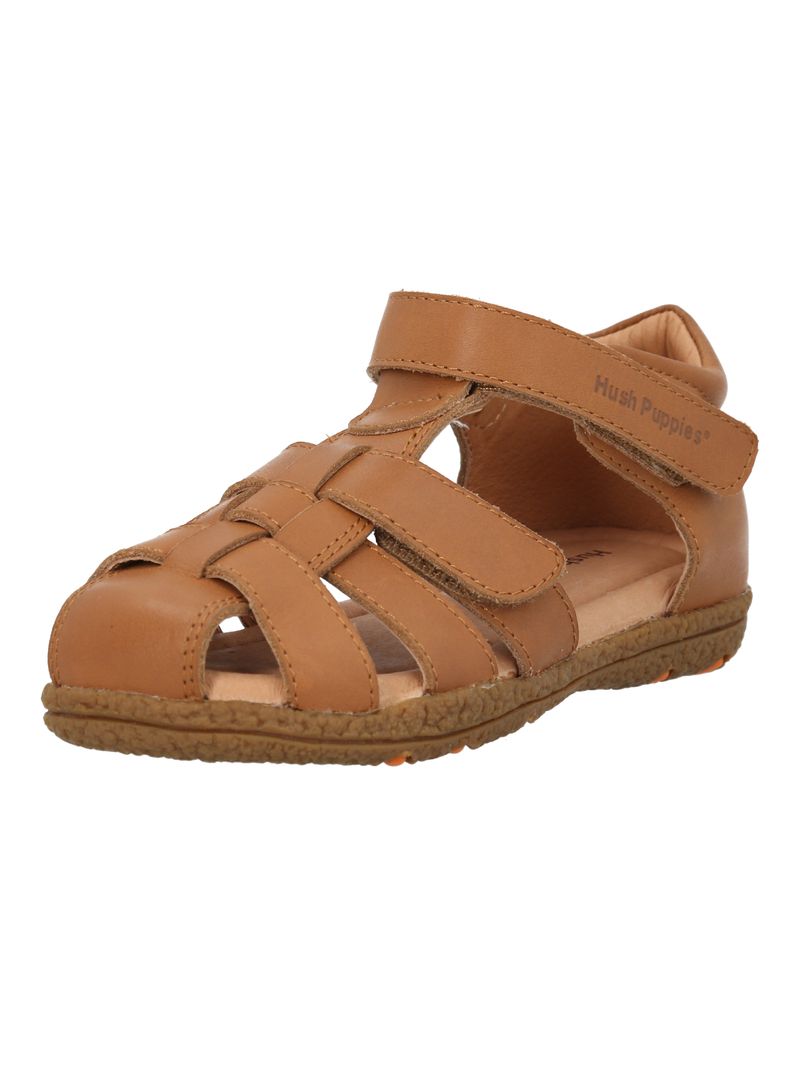 Sandalia-Para-Niño-Cuero-Palmira-Cafe-Hush-Puppies