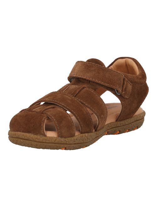 Sandalia Para Niño Cuero Zucca Café Hush Puppies