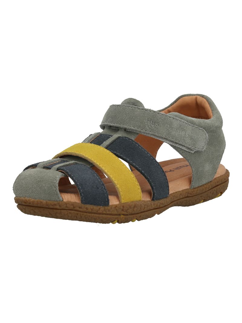 Sandalia-Para-Niño-Cuero-Zucca-Verde-Hush-Puppies