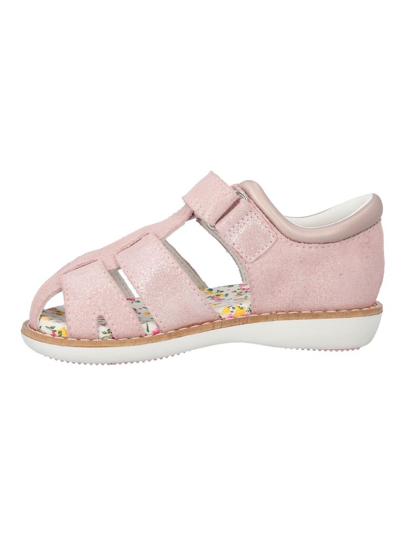 Sandalia-Para-Niña-Cuero-Abaco-Rosado-Hush-Puppies