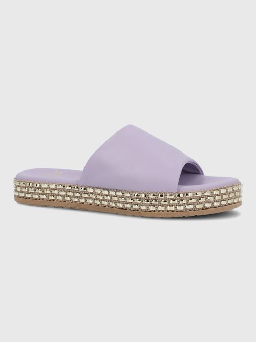 Sandalia Para Mujer Sintetico Ducato Morado Hush Puppies