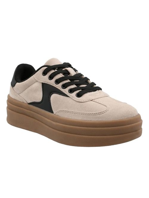 Zapatilla Para Mujer Sintetico Lens Beige Hush Puppies