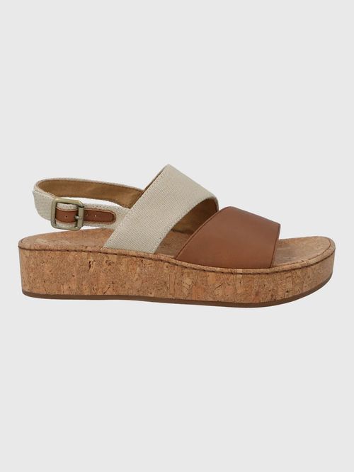 Sandalia Para Mujer Cuero Lucille Café Hush Puppies