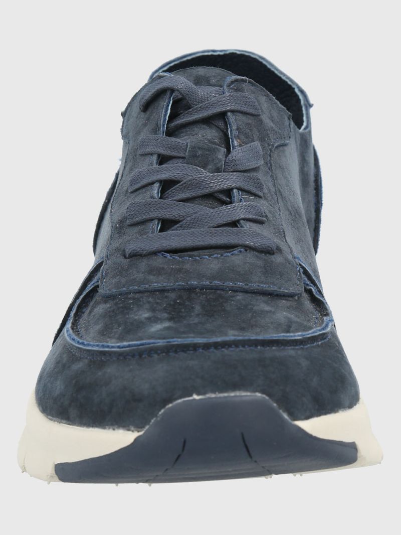 Zapatilla-Para-Hombre-Cuero-Juno-Azul-Hush-Puppies