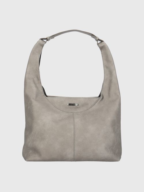 Cartera Para Mujer Sintético Metal Hobo Metalizado Hush Puppies