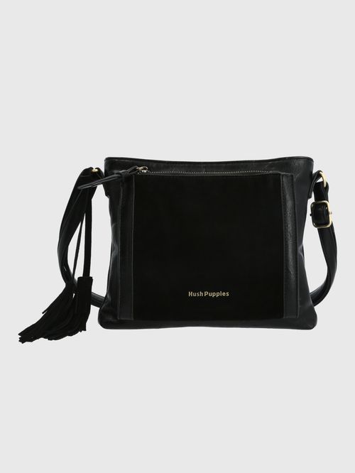 Cartera Para Mujer Sintético/Cuero Lek Cross Negro Hush Puppies