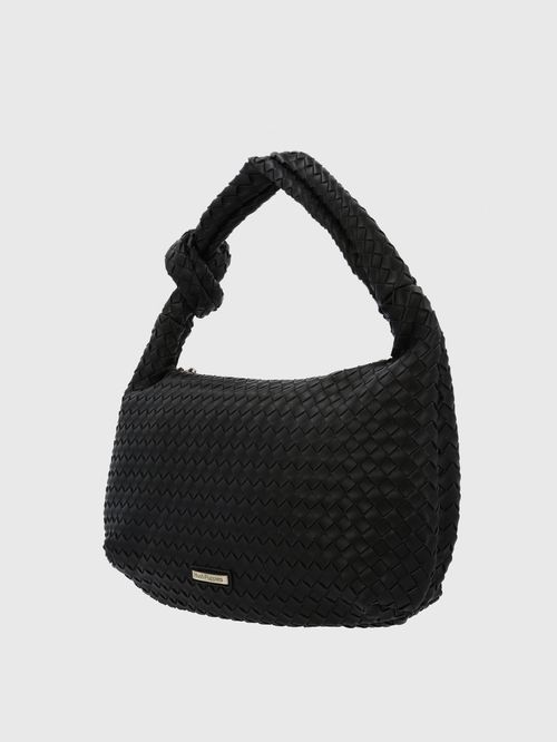 Cartera Para Mujer Sintético Brann Hobo Negro Hush Puppies