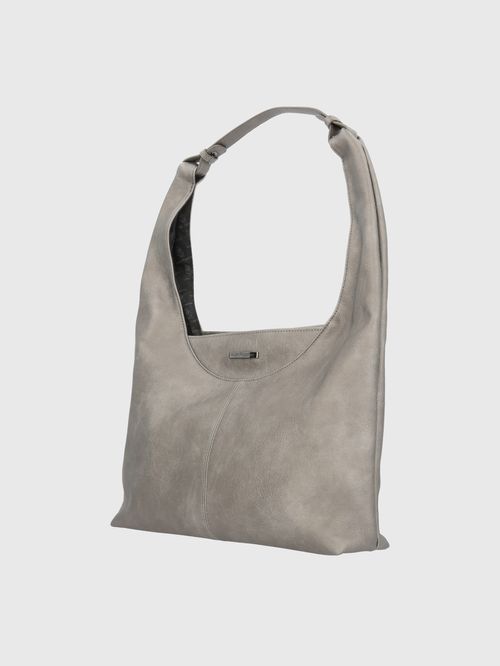 Cartera Para Mujer Sintético Metal Hobo Metalizado Hush Puppies