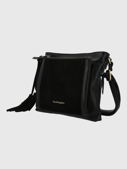 Cartera Para Mujer Sintético/Cuero Lek Cross Negro Hush Puppies