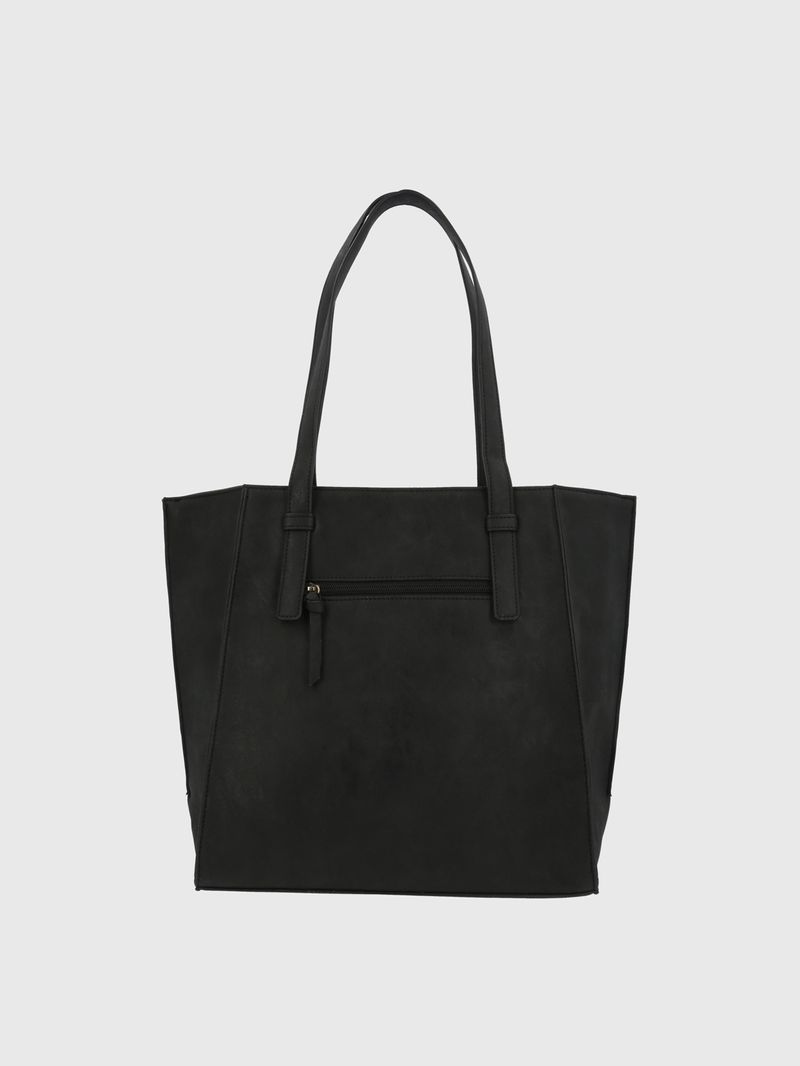 Cartera-Para-Mujer-Sintetico-Darl-Tote-Negro-Hush-Puppies