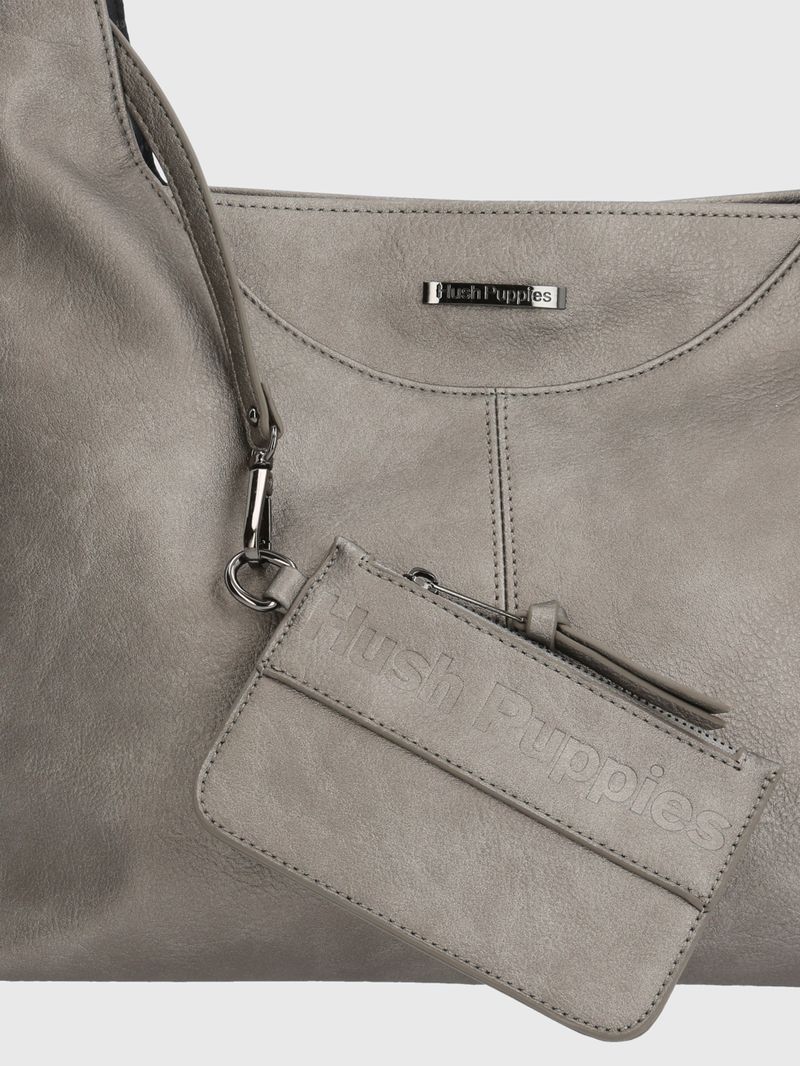 Cartera-Para-Mujer-Sintetico-Metal-Hobo-Metalizado-Hush-Puppies