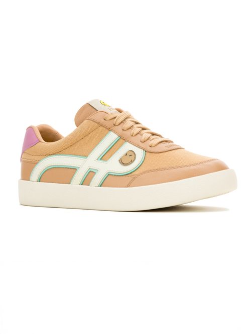 Zapatilla Para Mujer Cuero Seventy8 Charlie Marron Claro Hush Puppies