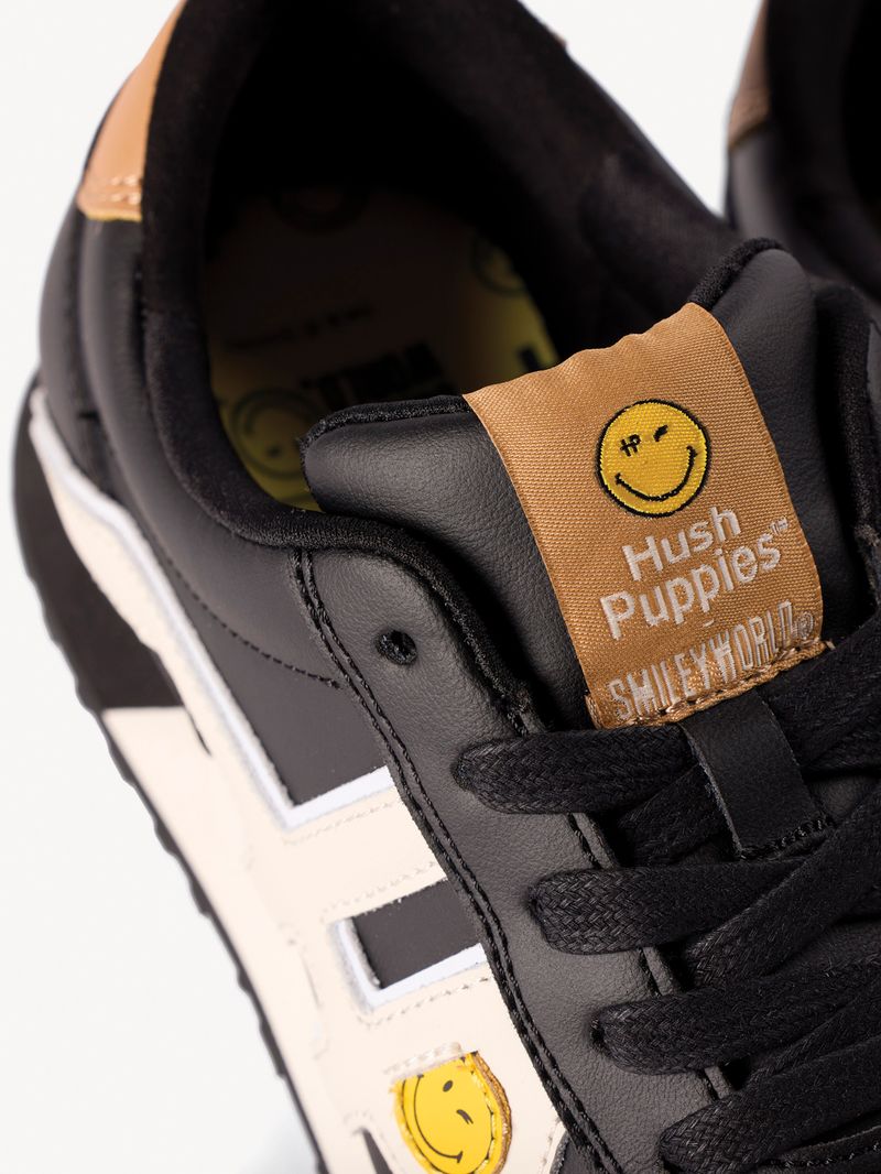 Zapatilla-Para-Mujer-Cuero-Seventy-Eight-Negro-Hush-Puppies