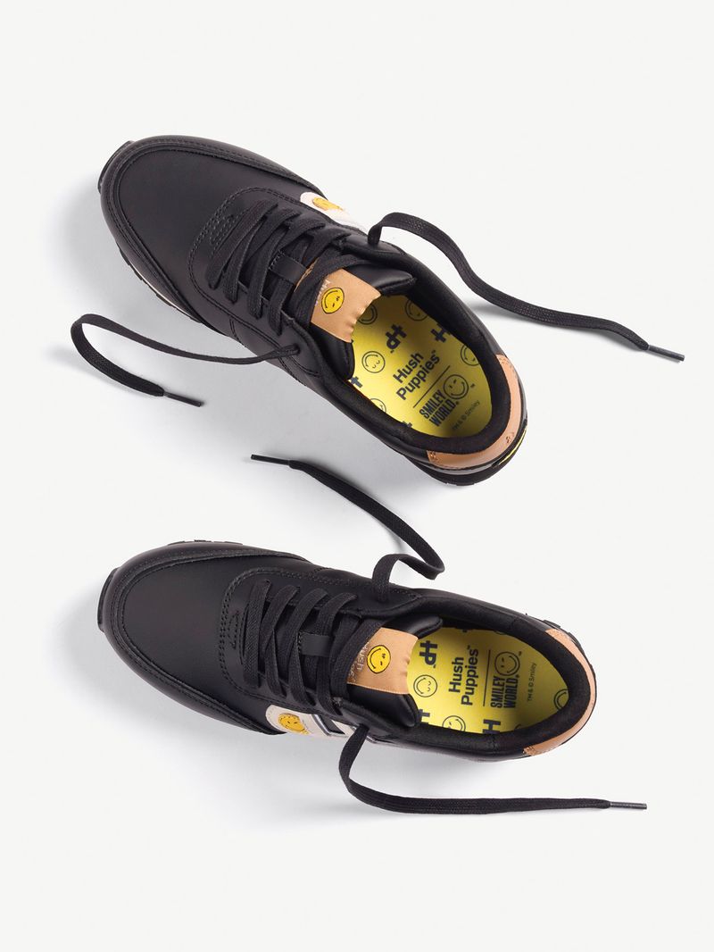 Zapatilla-Para-Mujer-Cuero-Seventy-Eight-Negro-Hush-Puppies