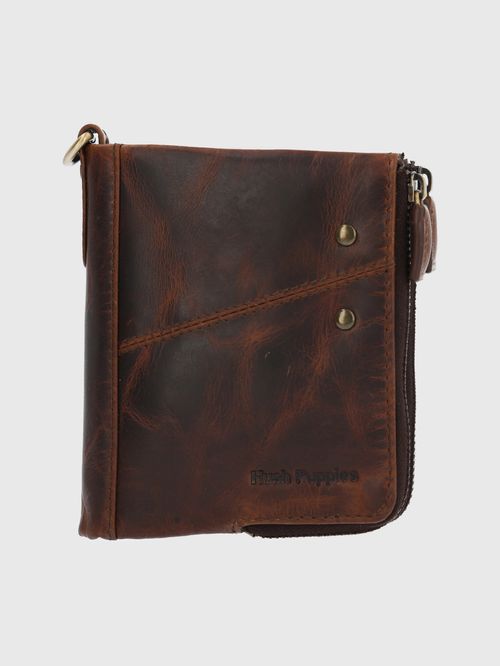 Billetera Para Hombre Cuero St Felton Zipcard Café Hush Puppies