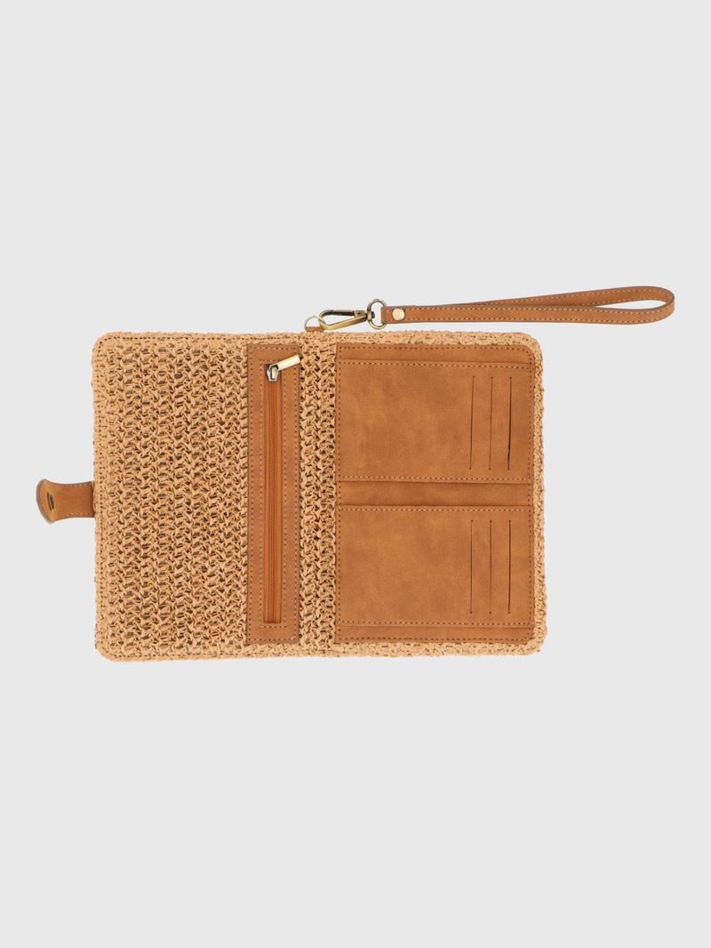 Billetera-Para-Mujer-Sintetico-HP-Yang-Wallet-Beige-Crudo-Hush-Puppies