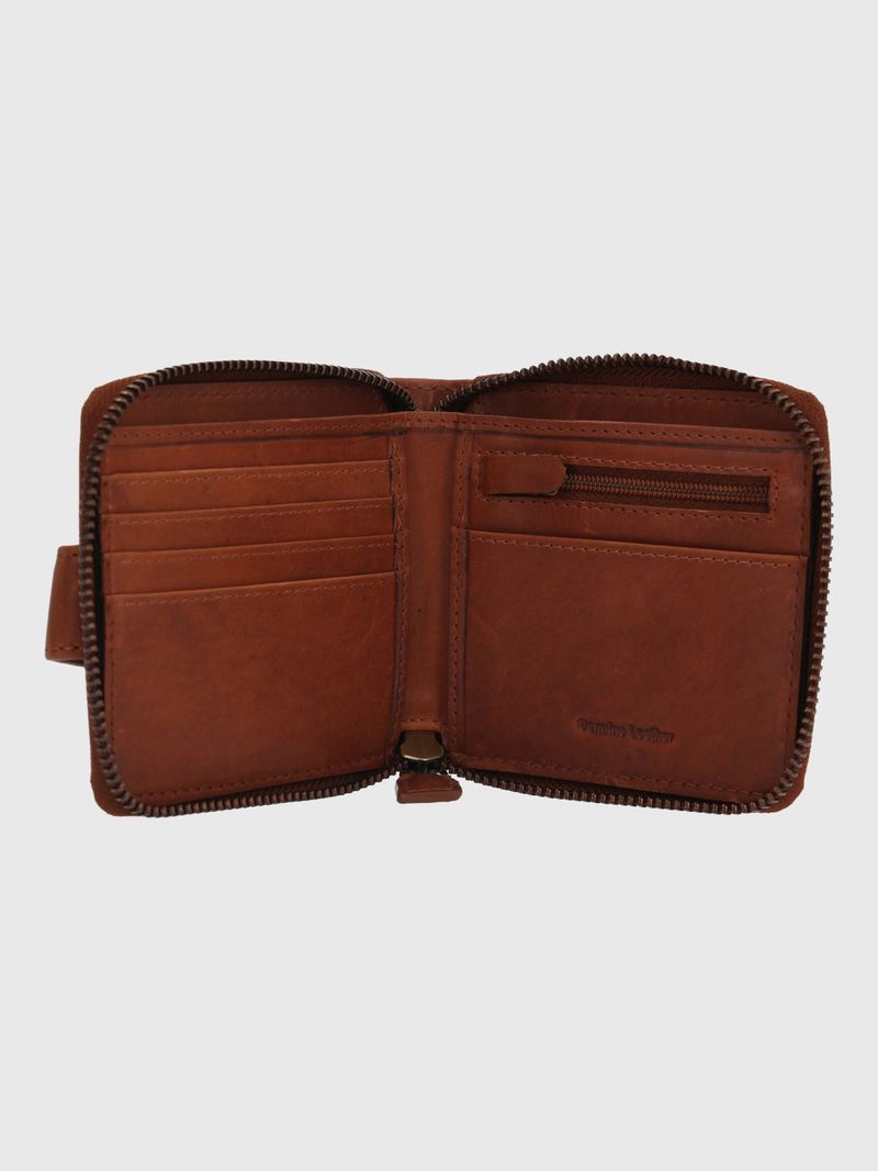 Billetera-Para-Hombre-Cuero-Om-Fletcher-Zip-Cafe-Hush-Puppies