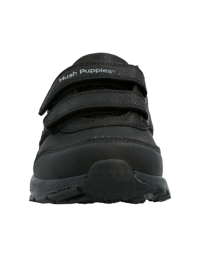Zapatilla-Para-Niño-Poliuretano-New-Chance-Velcro-Negro-Hush-Puppies