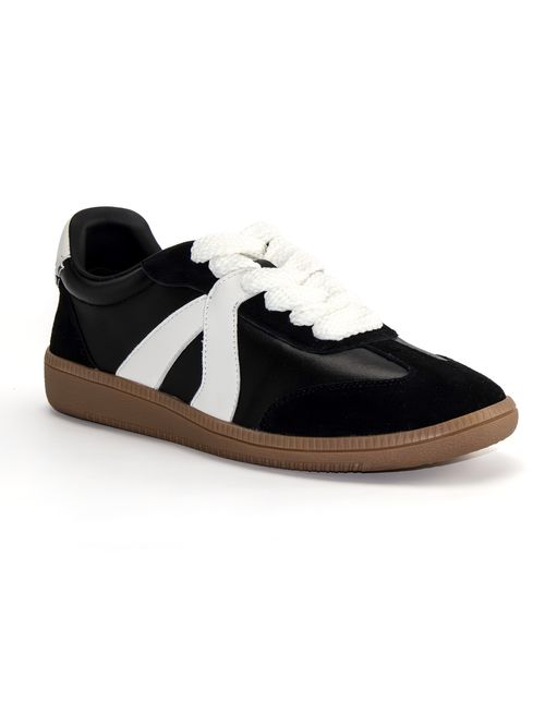 Zapatillas Para Mujer Cuero Raffa Negro Hush Puppies