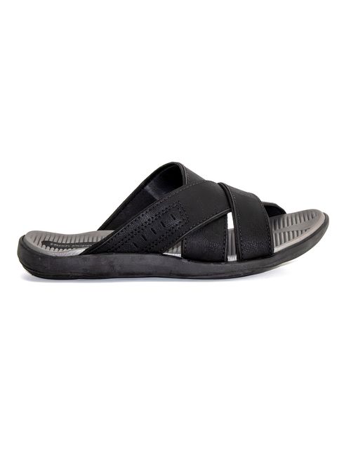 Sandalias Para Hombre Sintetico Mauro Negro Hush Puppies