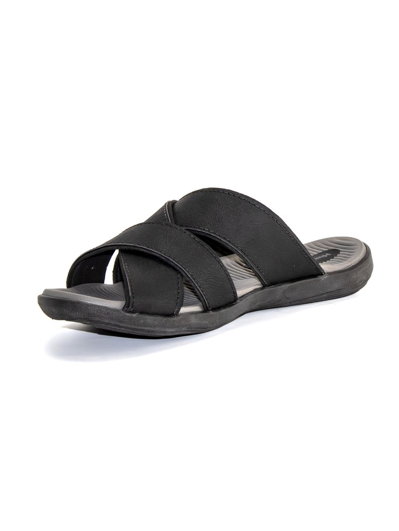 Sandalias-Para-Hombre-Sintetico-Mauro-Negro-Hush-Puppies