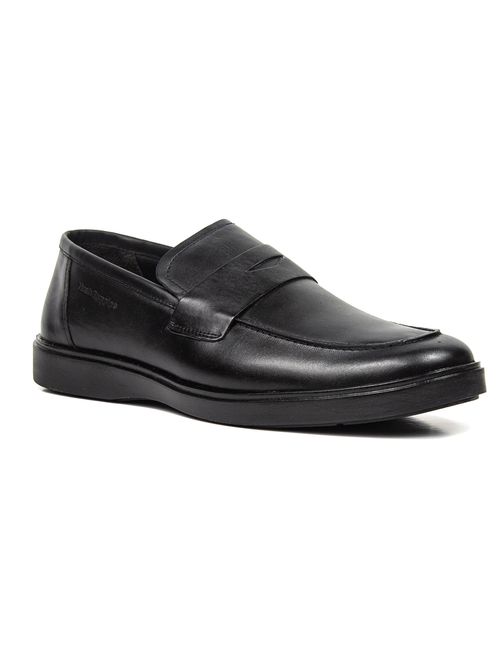 Mocasines Para Hombre Cuero Ramon Negro Hush Puppies