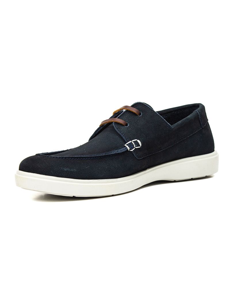 Mocasines-Para-Hombre-Cuero-Remo-Azul-Hush-Puppies