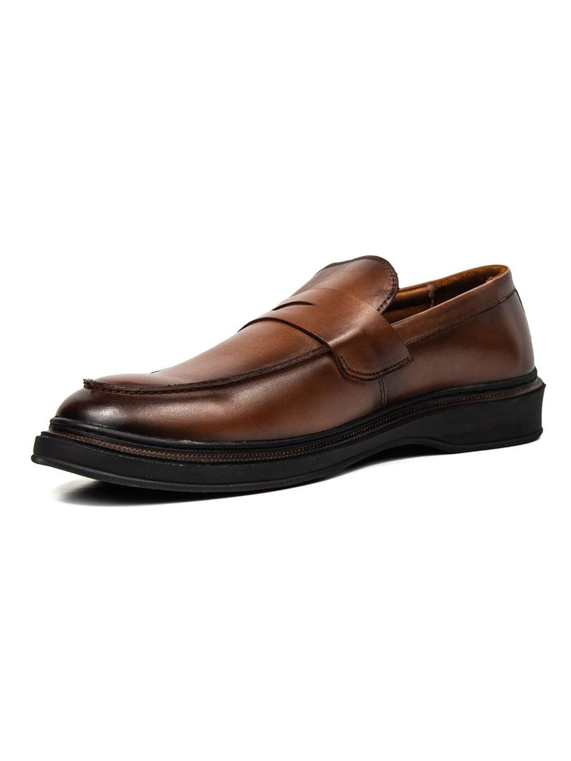 Mocasines-Para-Hombre-Cuero-Fidel-Marron-Hush-Puppies